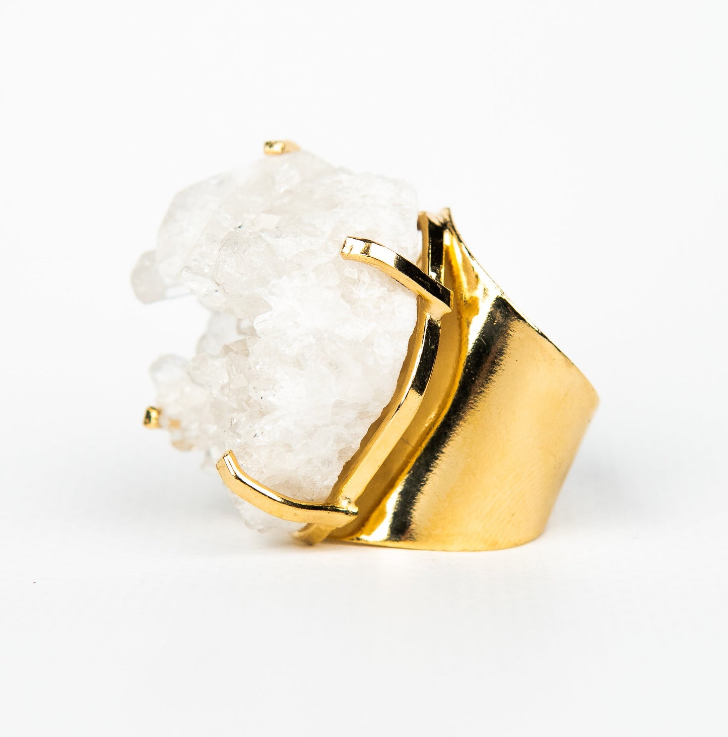 Каблучка з Кришталем з позолотою onesize Cr-22