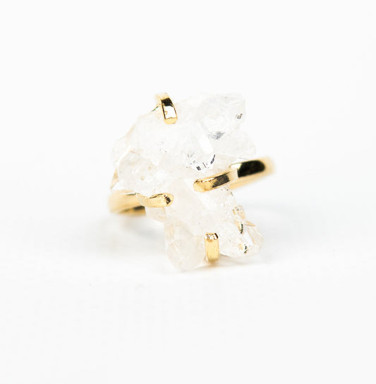 Каблучка з Кришталем з позолотою onesize Cr-23