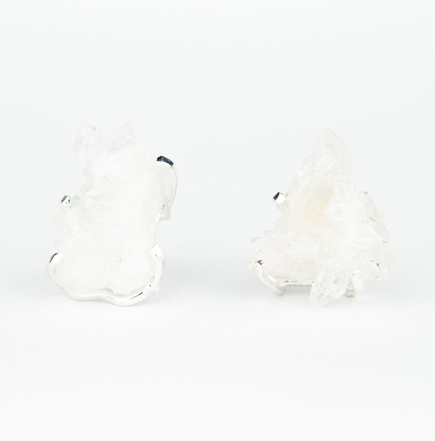 Сережки з кришталем з посрібленням onesize Sh-3