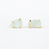 Сережки з Аквамарином з позолотою onesize Aq-23
