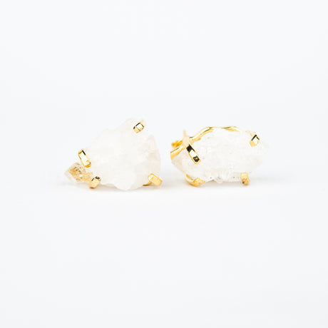 Сережки з кришталем з позолотою onesize Sh-11