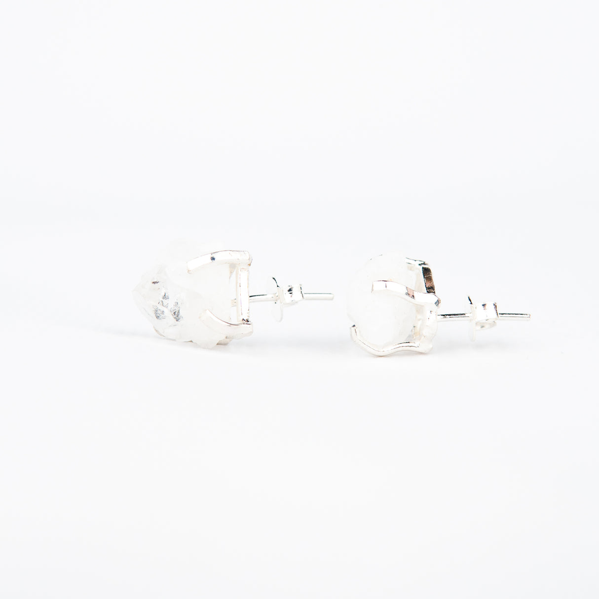 Сережки з кришталем з посрібленням onesize Sh-13