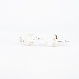 Сережки з кришталем з посрібленням onesize Sh-13