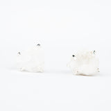 Сережки з кришталем з посрібленням onesize Sh-15