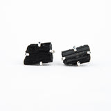 Сережки з турмаліном з посрібленням onesize Ty-3